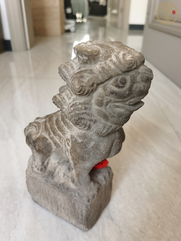 古玩雜項(xiàng)青石獅真品鑒賞圖