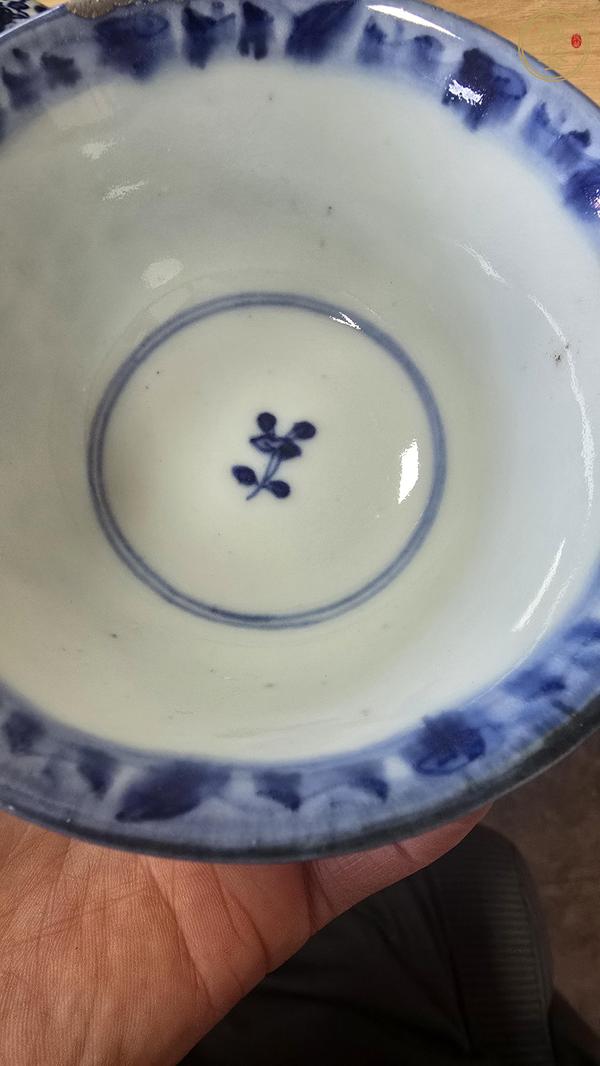 古玩陶瓷青花杯真品鑒賞圖