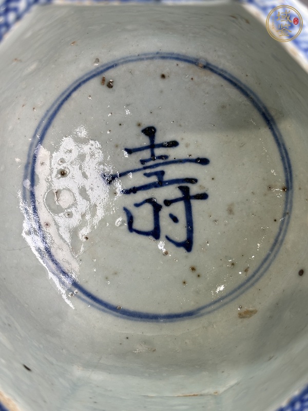 古玩陶瓷明末青花八仙紋小爐真品鑒賞圖