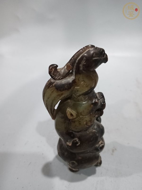 古玩玉器做舊仿古“玉獸”擺件真品鑒賞圖