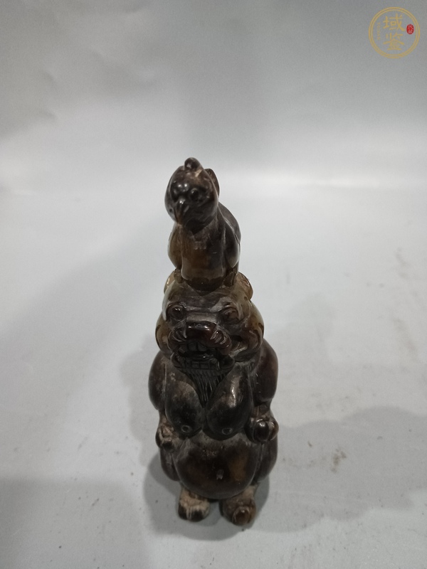 古玩玉器做舊仿古“玉獸”擺件真品鑒賞圖