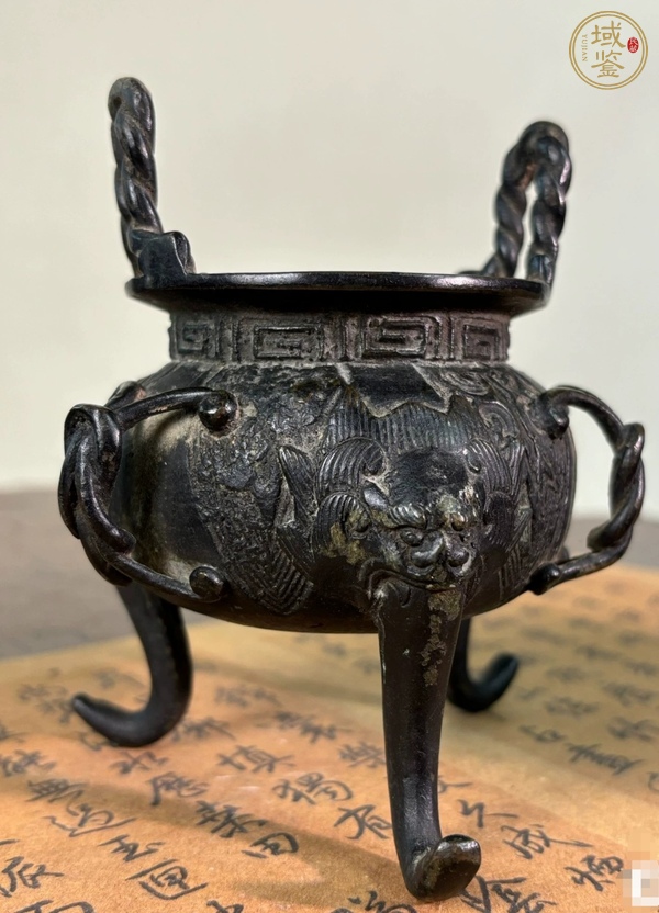 古玩銅器爐子真品鑒賞圖