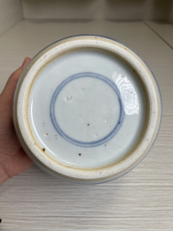 古玩陶瓷清康熙 極品青花冰梅博古圖大罐拍賣，當(dāng)前價(jià)格5300元