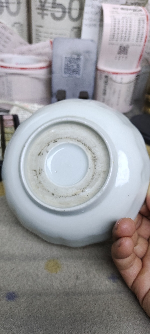 古玩陶瓷清代歲寒三友青花盤拍賣,當(dāng)前價(jià)格2800元