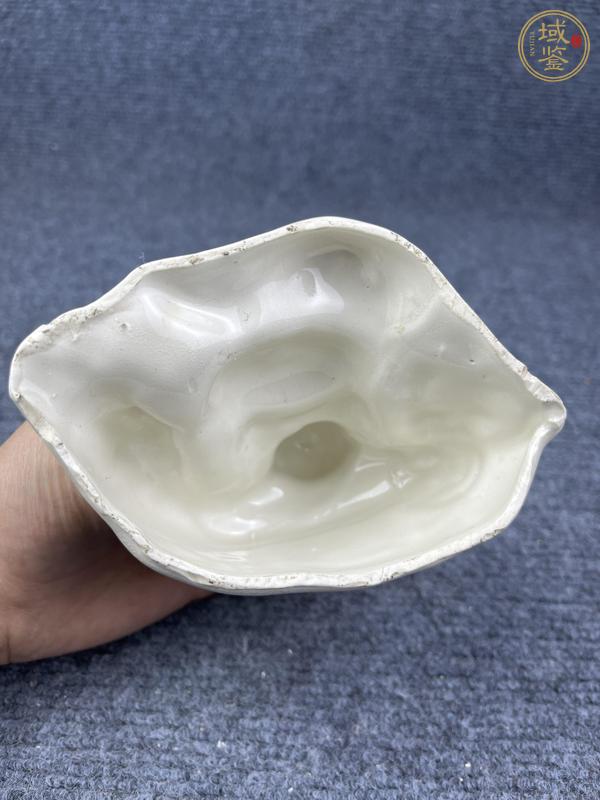 古玩陶瓷清末民初·白釉彌勒佛坐像真品鑒賞圖