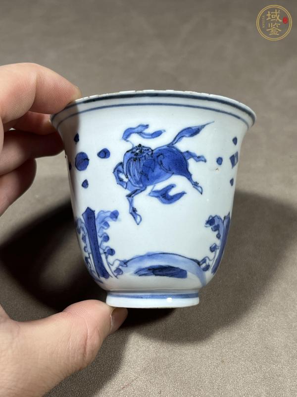 古玩陶瓷青花杯真品鑒賞圖