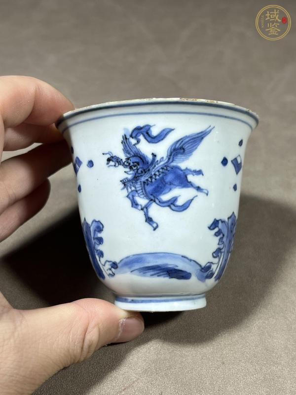 古玩陶瓷青花杯真品鑒賞圖