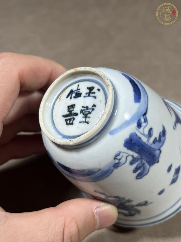 古玩陶瓷青花杯真品鑒賞圖