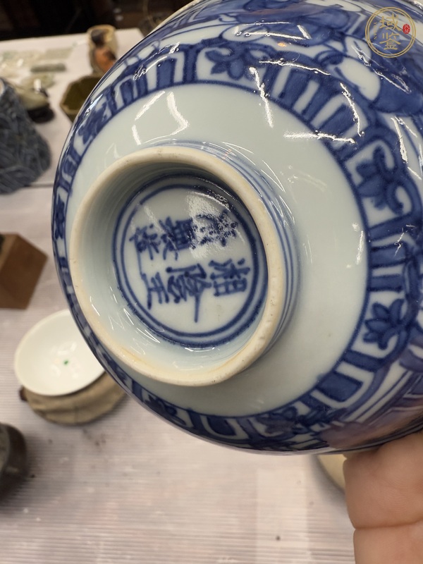 古玩陶瓷青花碗真品鑒賞圖