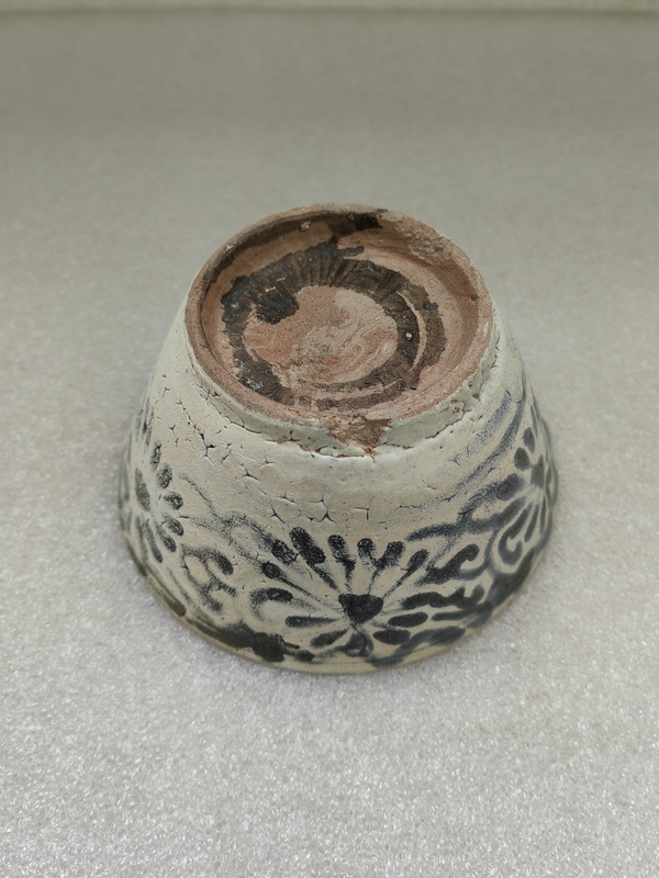 古玩陶瓷青花花卉紋茶碗拍賣,當(dāng)前價(jià)格580元