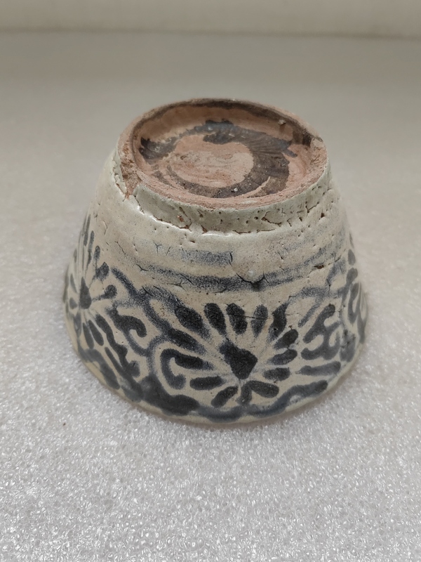 古玩陶瓷青花花卉紋茶碗拍賣,當(dāng)前價(jià)格580元