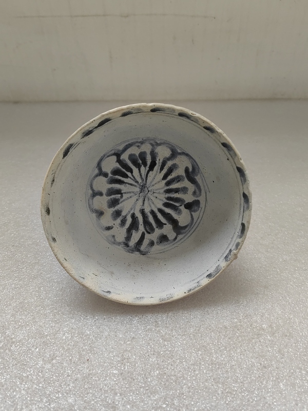 古玩陶瓷青花花卉紋茶碗拍賣,當(dāng)前價(jià)格580元