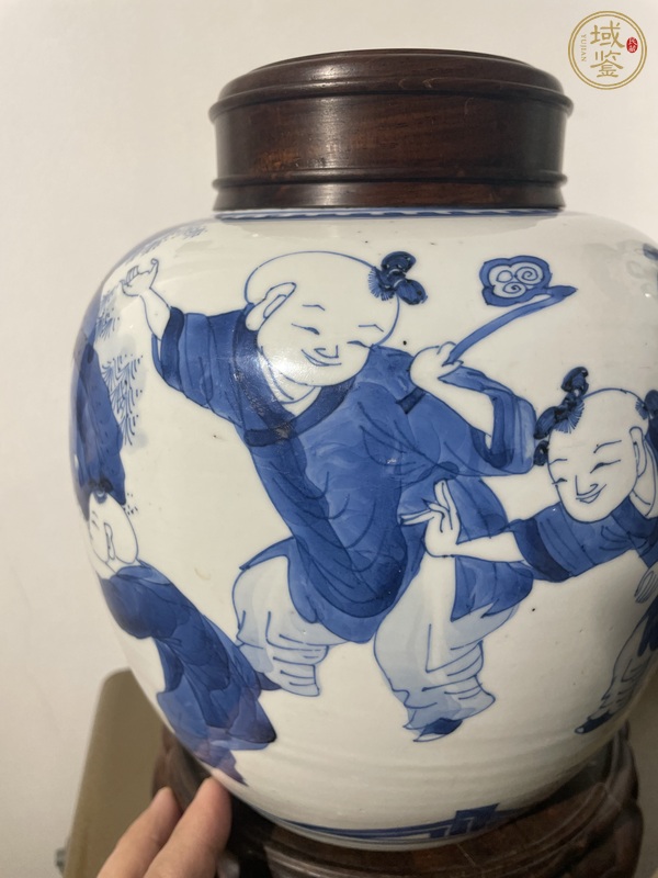 古玩陶瓷青花罐真品鑒賞圖