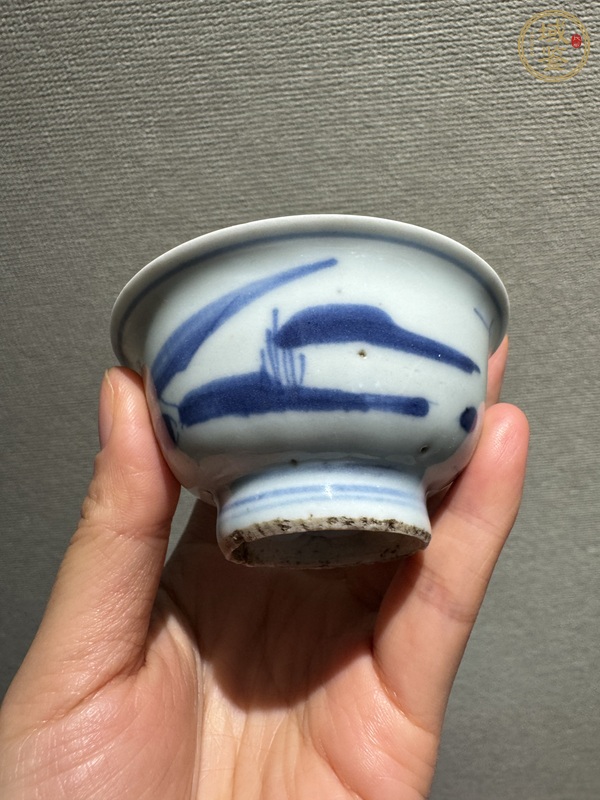 古玩陶瓷青花杯真品鑒賞圖