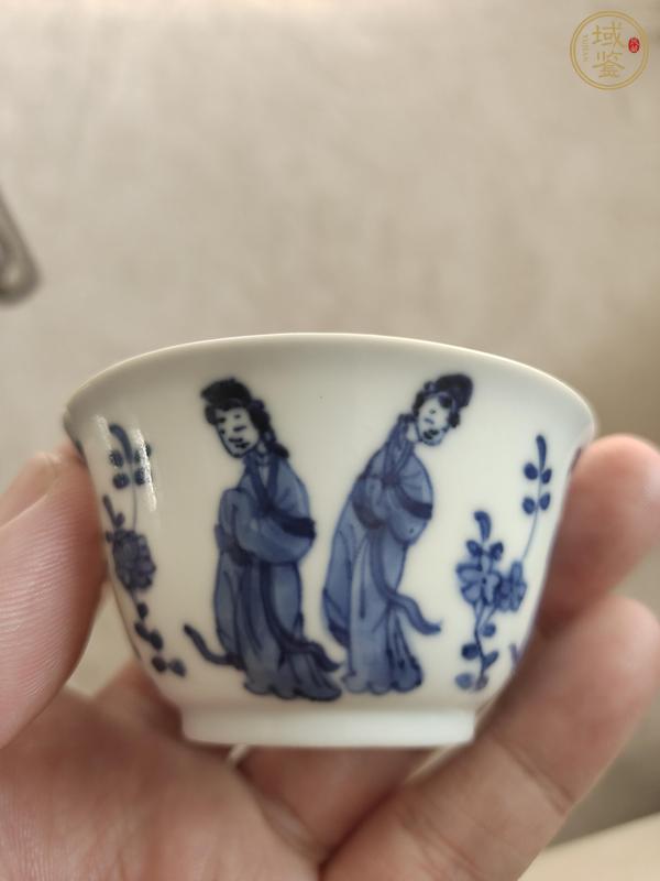 古玩陶瓷青花杯真品鑒賞圖