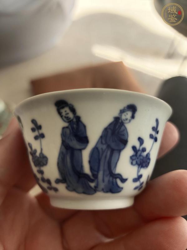 古玩陶瓷青花四美圖茶杯，注意品相真品鑒賞圖