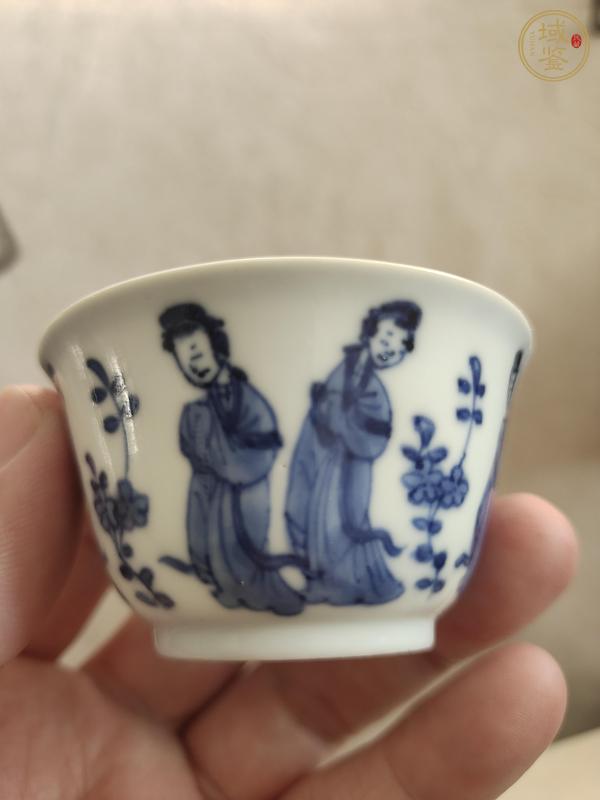 古玩陶瓷青花杯真品鑒賞圖