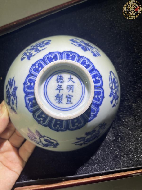 古玩陶瓷青花碗真品鑒賞圖