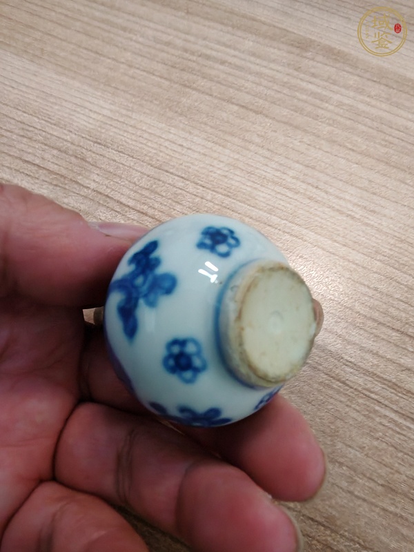 古玩陶瓷青花花卉紋小葫蘆瓶真品鑒賞圖