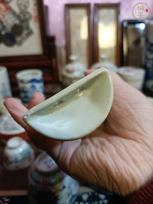 古玩陶瓷粉彩壁瓶真品鑒賞圖