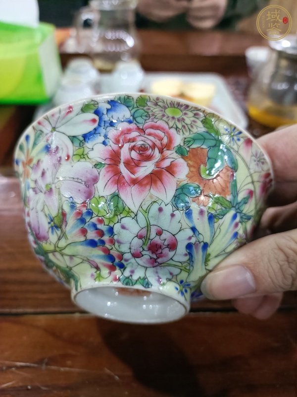 古玩陶瓷粉彩碗真品鑒賞圖