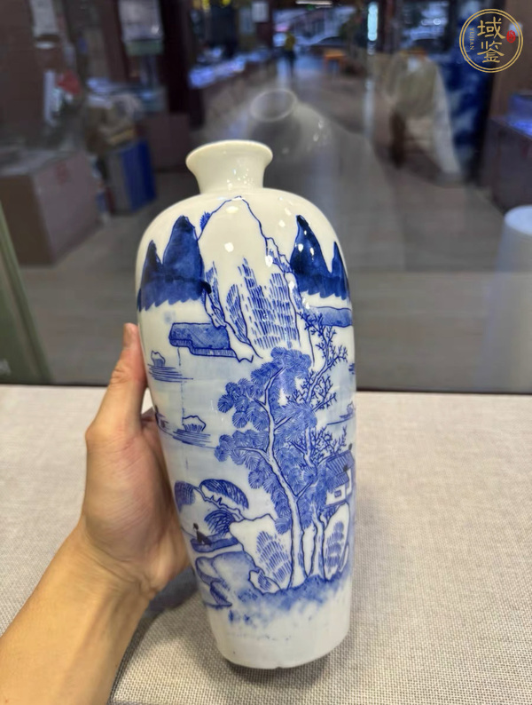 古玩陶瓷青花梅瓶真品鑒賞圖