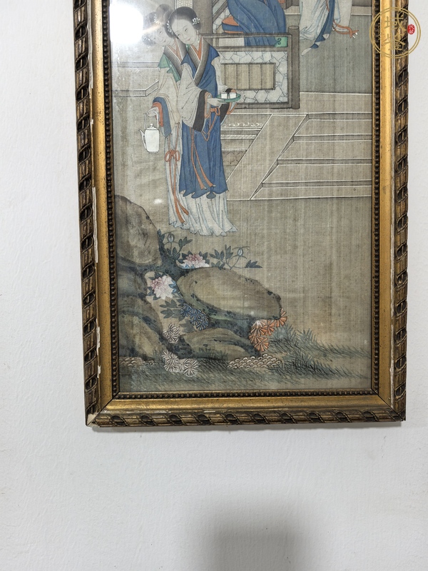 古玩字畫(huà)佚名人物真品鑒賞圖