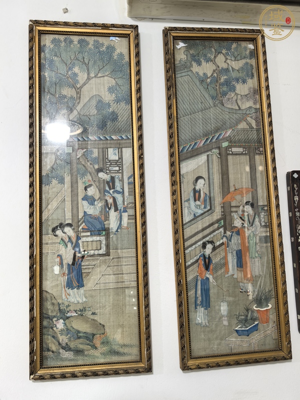 古玩字畫(huà)佚名人物真品鑒賞圖