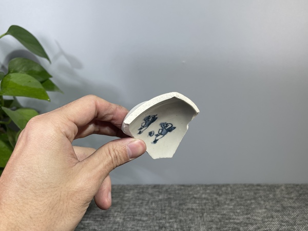 古玩陶瓷明代天啟.青花《蹴鞠圖》瓷器標(biāo)本  (精品)拍賣，當(dāng)前價格0元