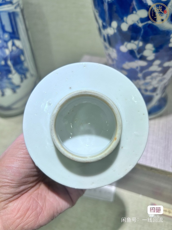 古玩陶瓷雞腿蓋瓶真品鑒賞圖