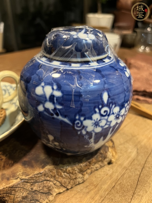 古玩陶瓷青花罐真品鑒賞圖