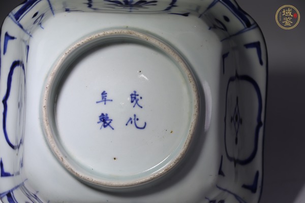 古玩陶瓷青花倭角碗真品鑒賞圖