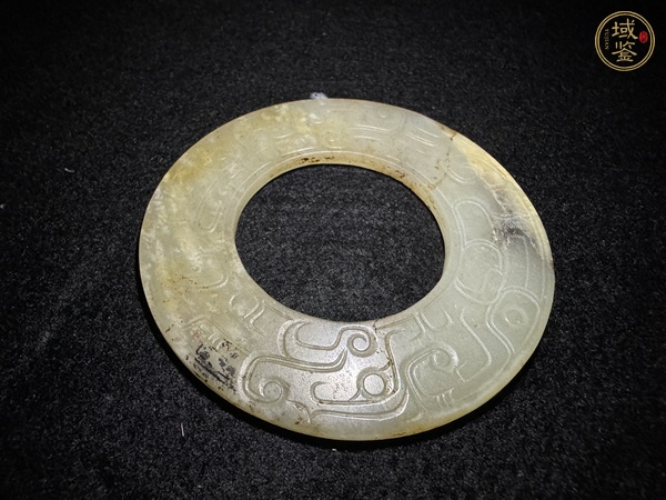 古玩玉器西周白玉環(huán)真品鑒賞圖