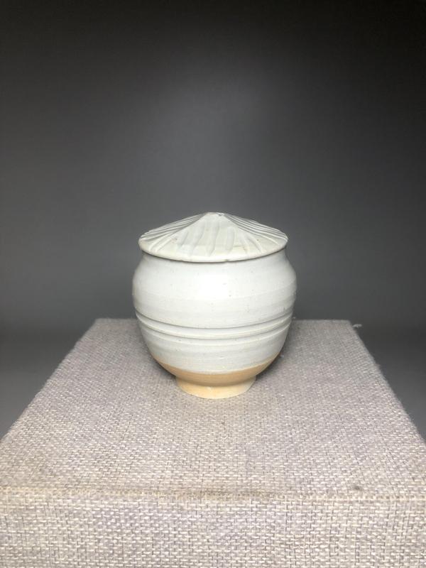 古玩陶瓷元,青白釉蓋罐拍賣,當前價格600元