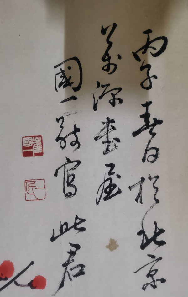 古玩字畫董壽平大師入室弟子崔國一梅花圖拍賣，當(dāng)前價(jià)格899元