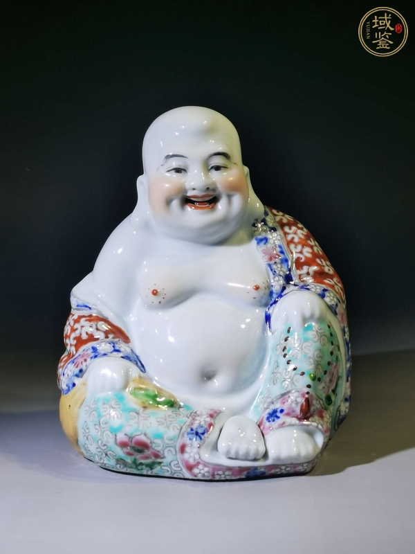 古玩陶瓷彌勒佛真品鑒賞圖