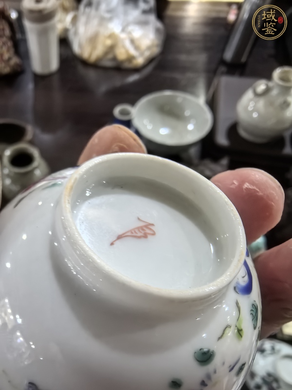 古玩陶瓷粉彩杯真品鑒賞圖