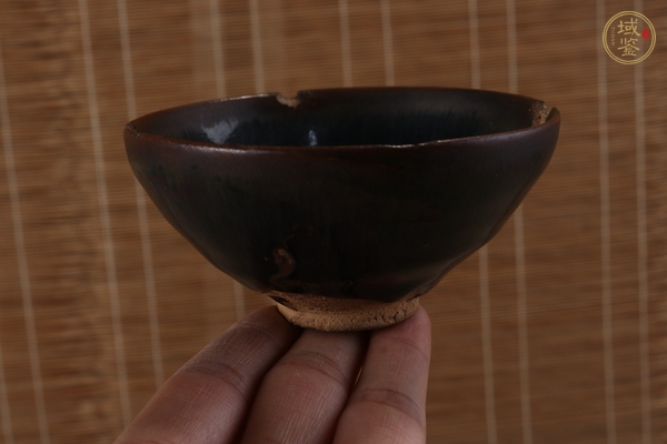 古玩陶瓷福清窯黑釉茶盞真品鑒賞圖