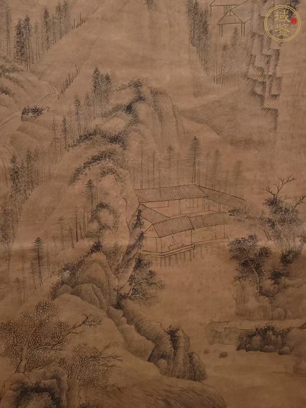 古玩字畫峰泖煙波真品鑒賞圖