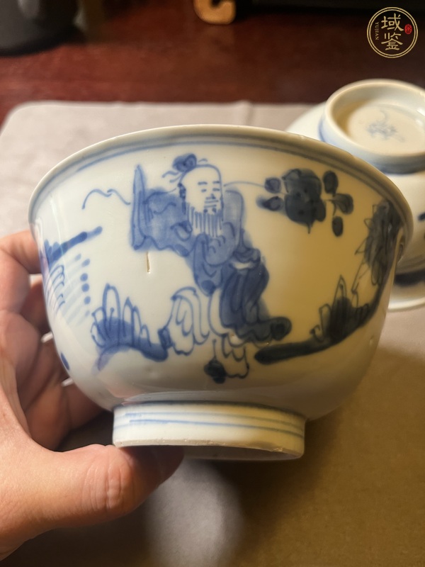 古玩陶瓷青花碗真品鑒賞圖