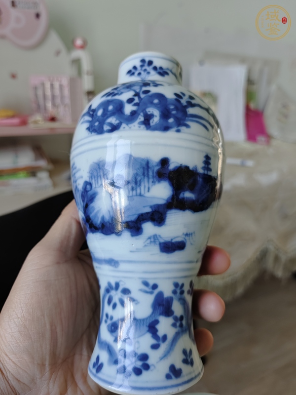 古玩陶瓷青花瓶真品鑒賞圖