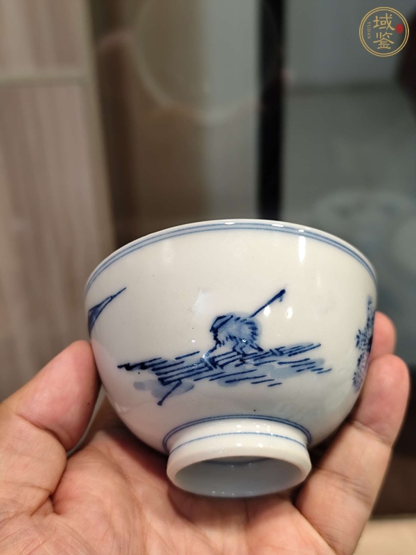 古玩陶瓷青花杯真品鑒賞圖