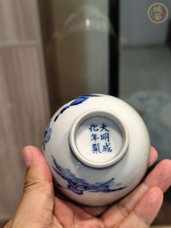 古玩陶瓷青花杯真品鑒賞圖