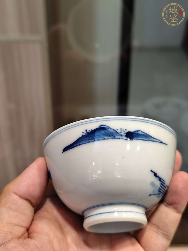 古玩陶瓷青花杯真品鑒賞圖