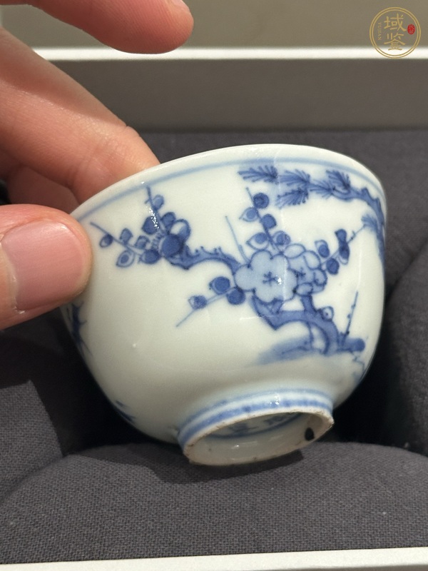 古玩陶瓷青花杯真品鑒賞圖