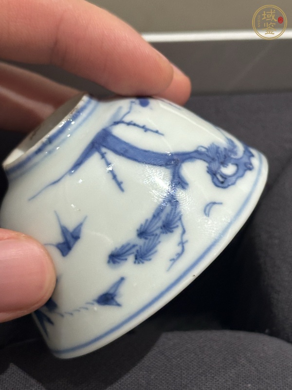 古玩陶瓷青花杯真品鑒賞圖