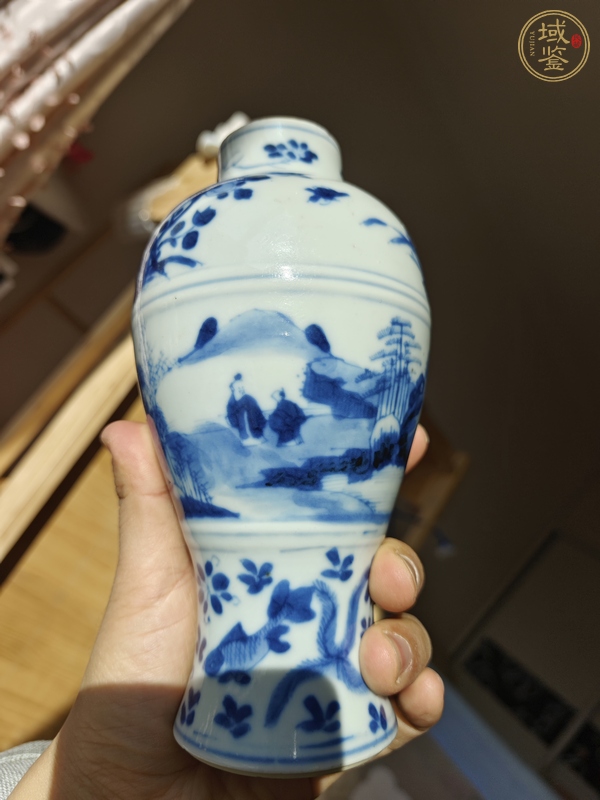 古玩陶瓷青花瓶真品鑒賞圖