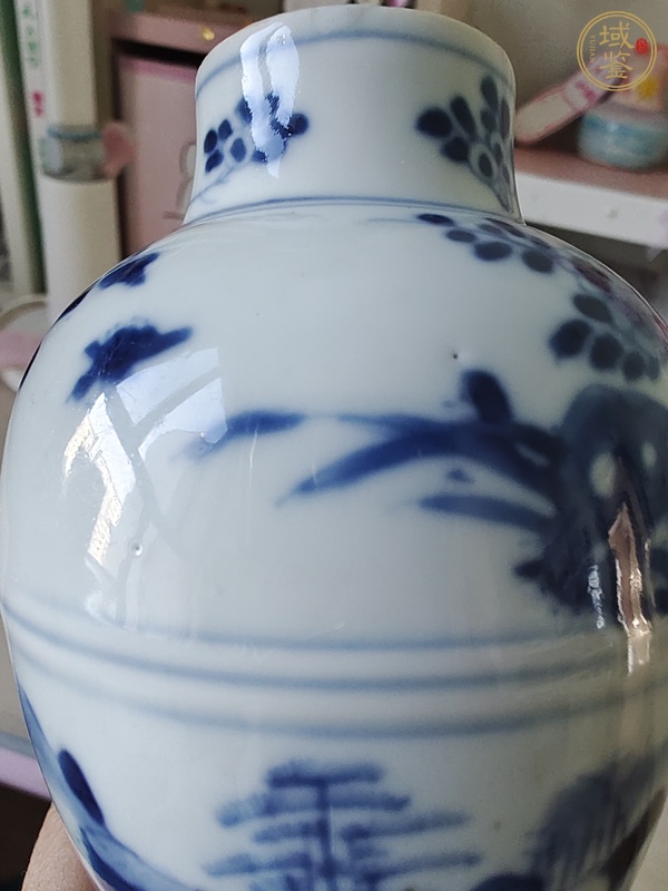 古玩陶瓷青花瓶真品鑒賞圖