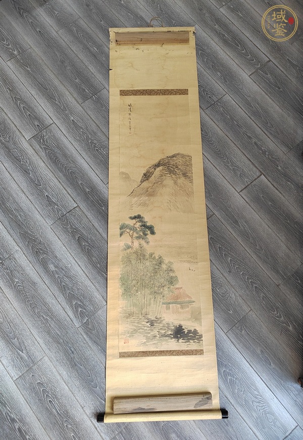 古玩字畫竹溪幽居真品鑒賞圖