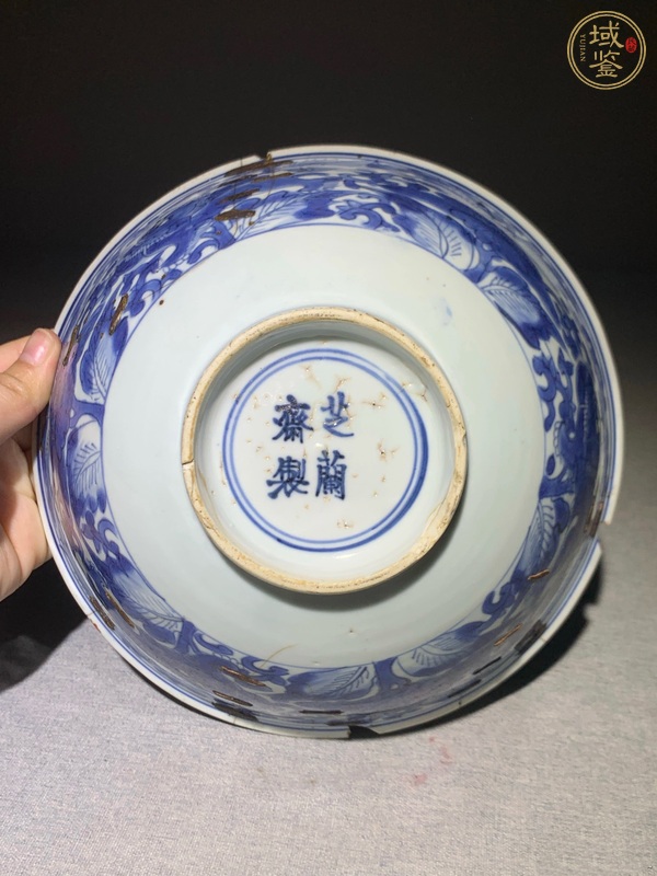 古玩陶瓷青花碗真品鑒賞圖